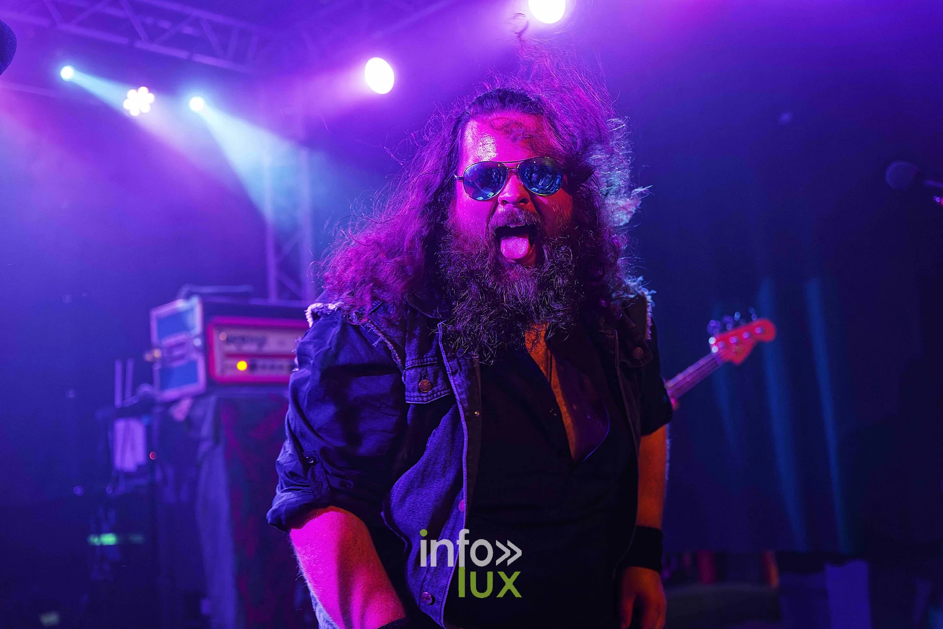 Julian Jenkins, nouveau chanteur de Phil Campbell's Bastard Sons, au Zik Zak