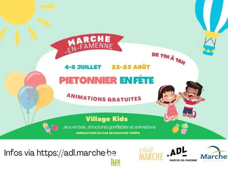 Piétonnier en Fête : Village Kids 2026