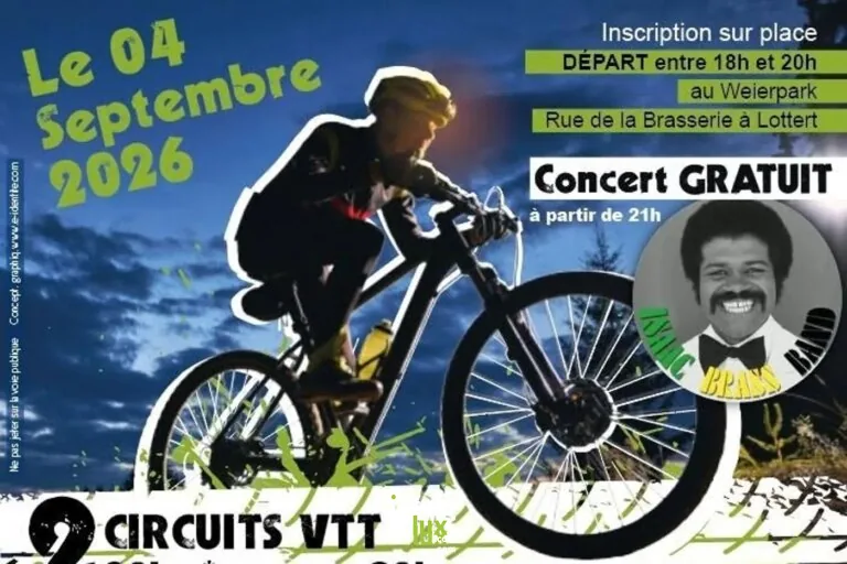 Rando VTT crépusculaire 2026 — Lottert