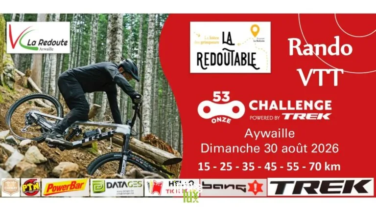 Aywaille > Sport > Randonnée VTT – La Redoutable 2026