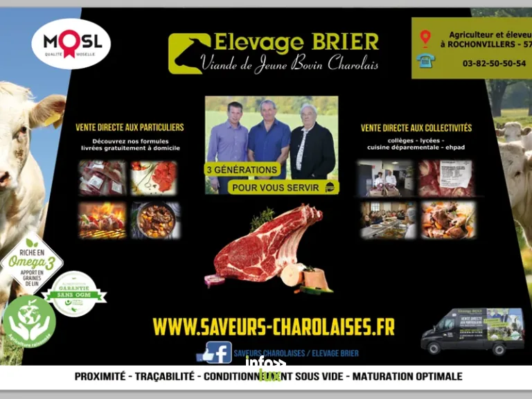 Saveurs charolaises - Earl de la Fontaine à Rochonvillers