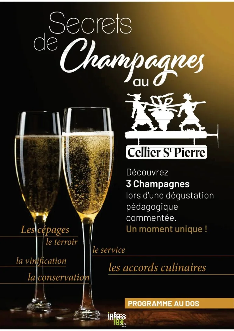 Secrets de Champagne au Cellier Saint Pierre (Troyes)