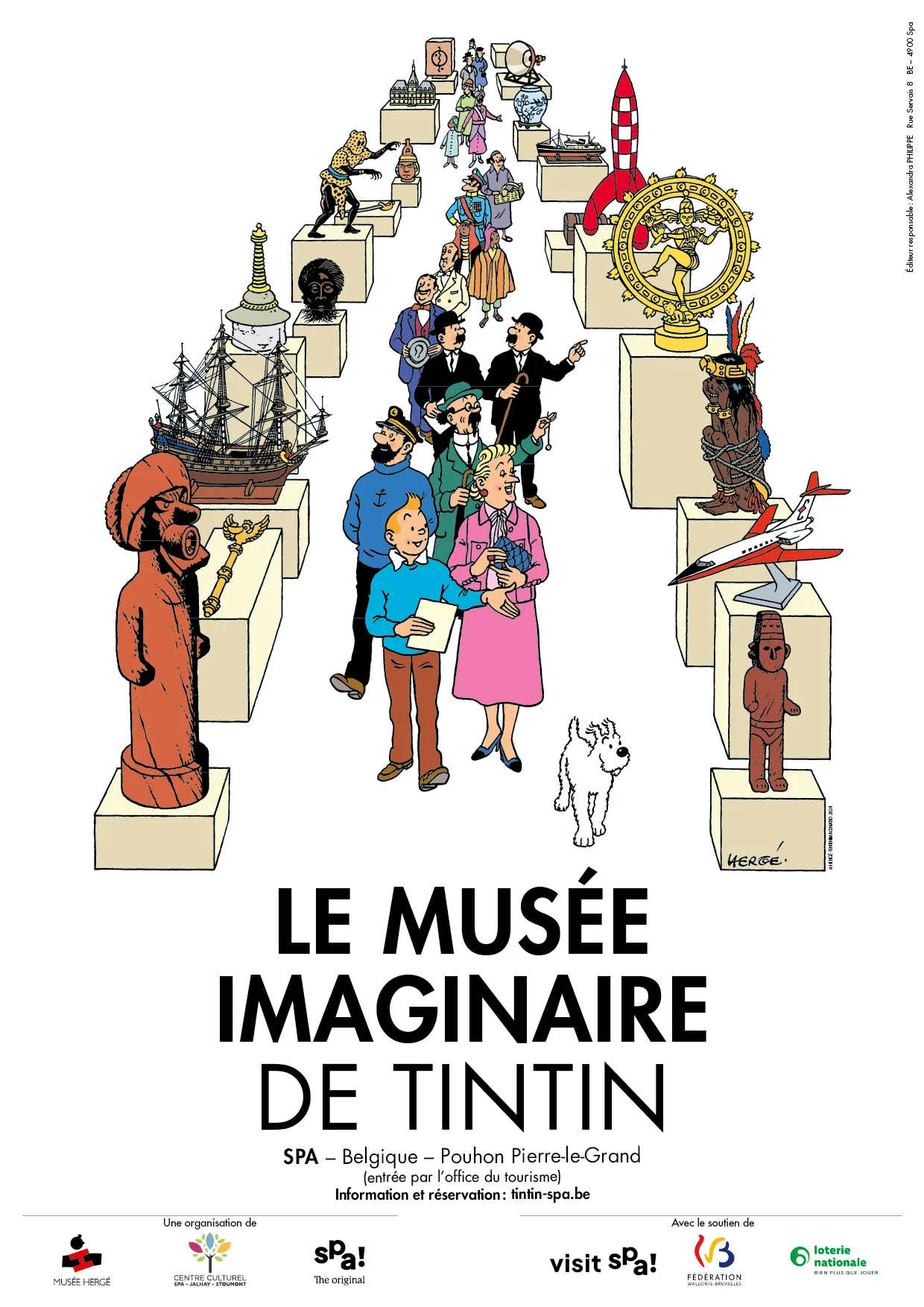 Le Musée Imaginaire de Tintin à Spa (Fête Nationale du 21 juillet)
