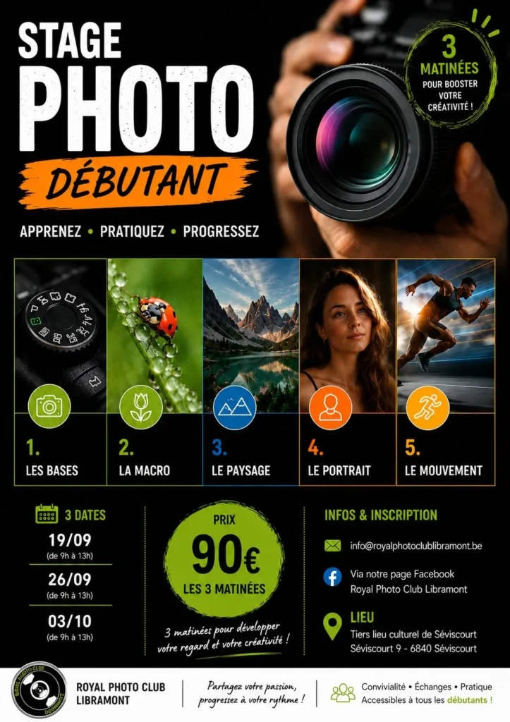 Libramont-Chevigny > Stage photo > Royal Photo Club (débutant, 3 matinées)