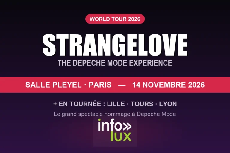 Strangelove - The Depeche Mode Experience en tournée en France, Salle Pleyel à Paris le 14 novembre 2026