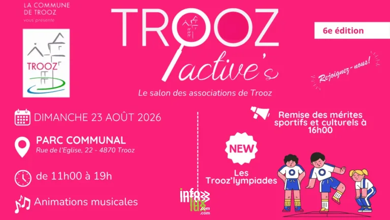 Trooz > Sortie > Trooz Active’s – le salon des Associations de Trooz 2026