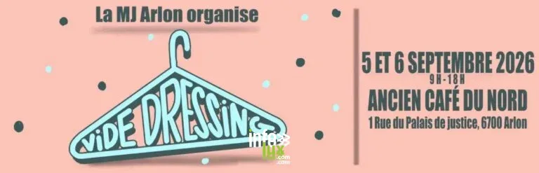 Vide dressing de la MJ d'Arlon 2026