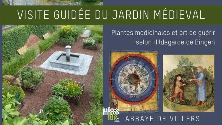 Visite guidée - Le jardin médiéval de l'Abbaye de Villers 2026