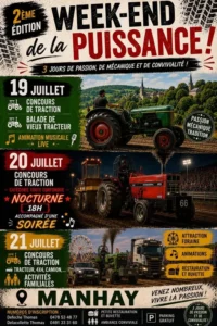 Week-end de la Puissance à Manhay (Fête Nationale du 21 juillet)