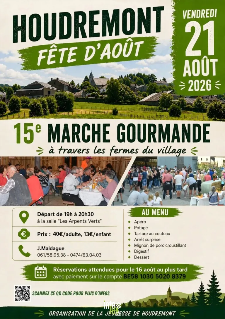 Gedinne > Gastronomie > 15° Marche Gourmande à travers les fermes du village 2026