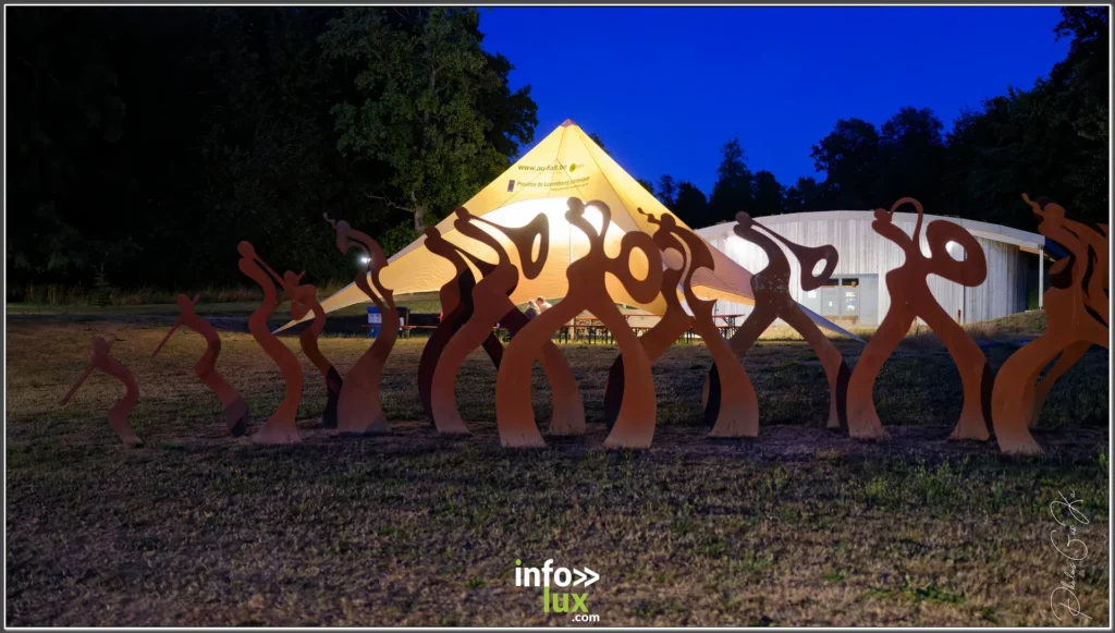 Public du Gaume Jazz Festival 2026 à Rossignol, vendredi 7 août — photo Gustave KABONGO