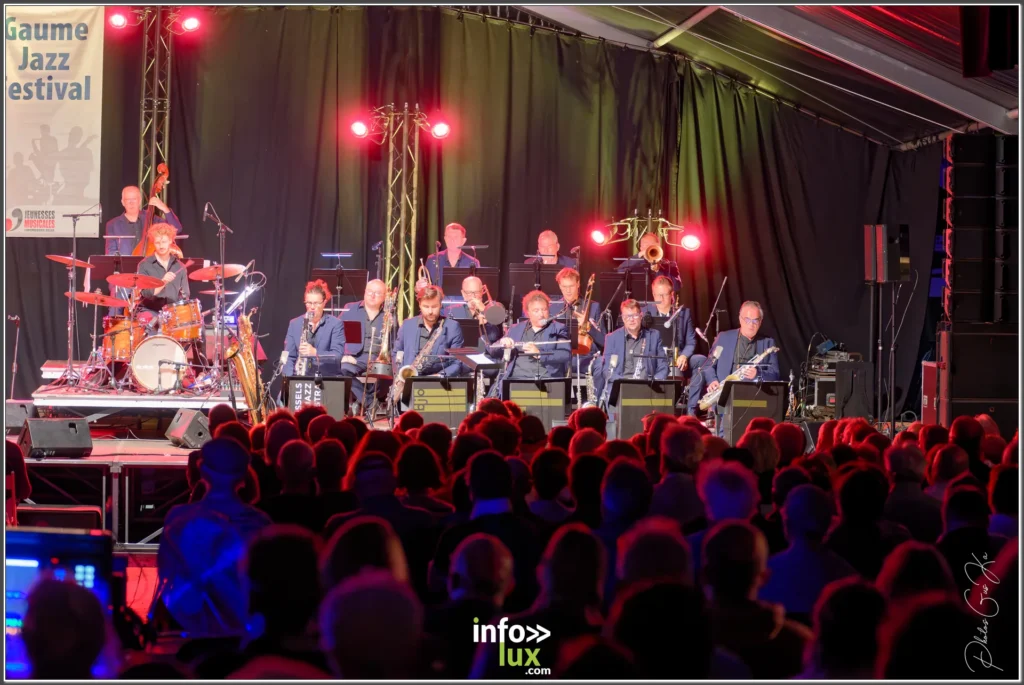 Concert du Gaume Jazz Festival 2026 dans le parc de Rossignol — photo Gustave KABONGO