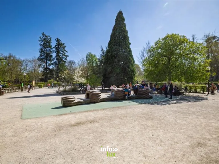 Parc de la Pépinère aire de jeux à Nancy