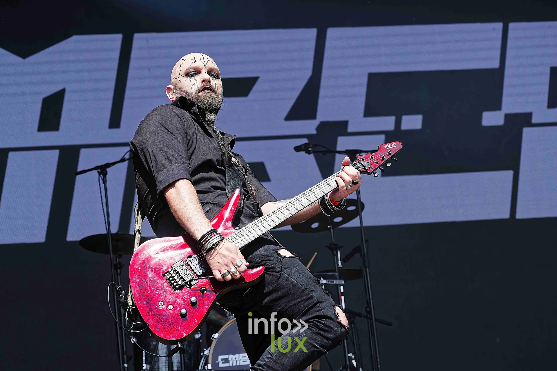 Combichrist en concert à l’Alcatraz Open Air 2026 à Courtrai, vendredi 7 août 2026