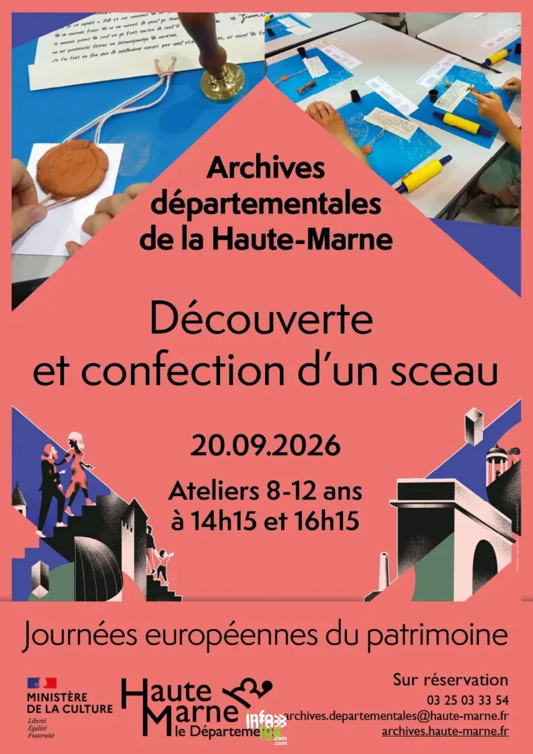 Chamarandes-Choignes > Atelier > Atelier 8-12 ans “Découverte et confection d’un sceau”