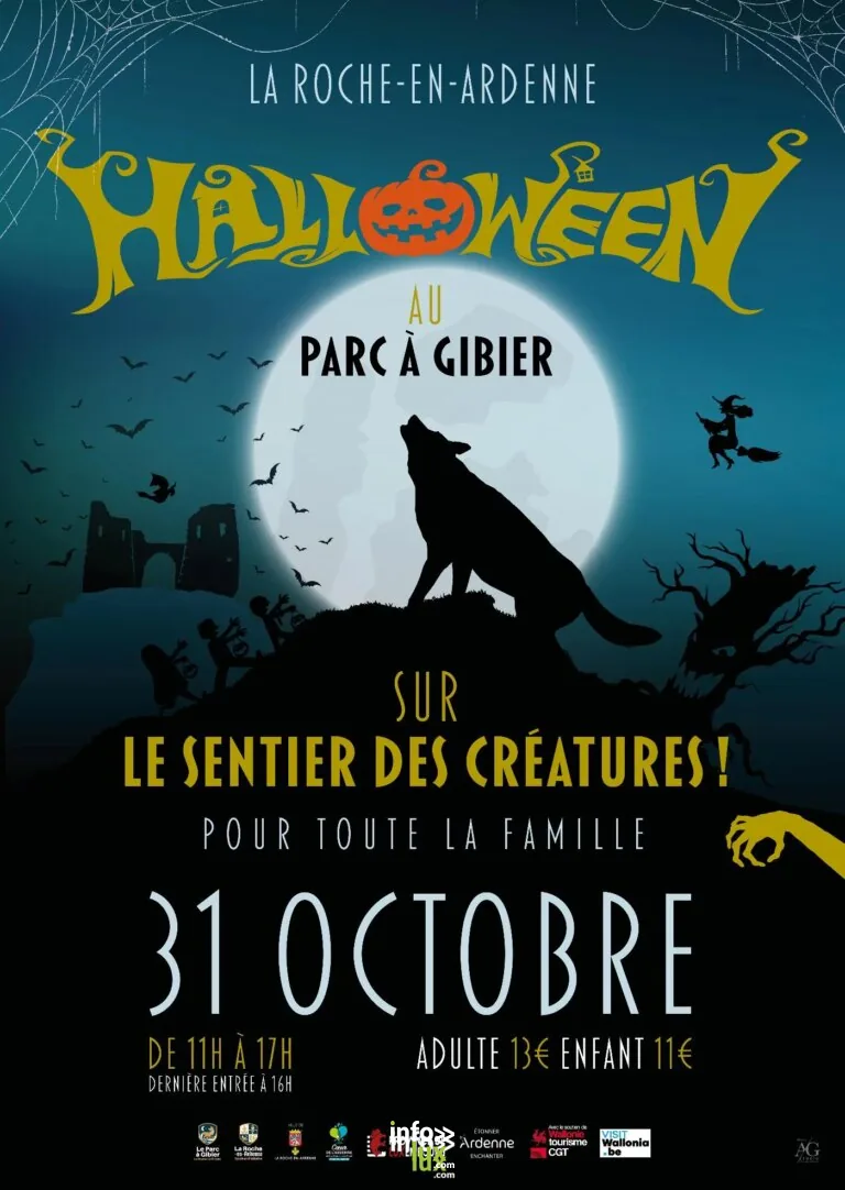 Balade contée Halloween au Parc à Gibier 2026