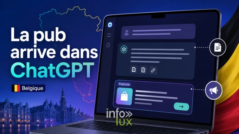 La publicité arrive dans ChatGPT en Belgique : ce que ça change vraiment