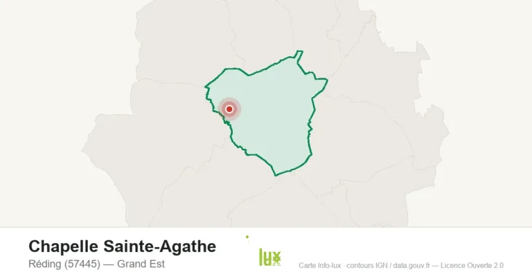Chapelle Sainte-Agathe à Réding