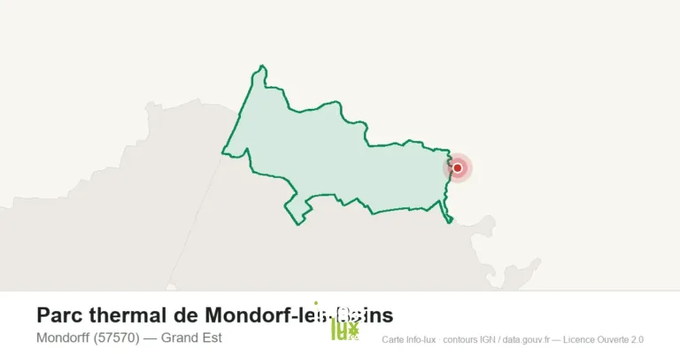 Parc thermal de Mondorf-les-Bains à Mondorff