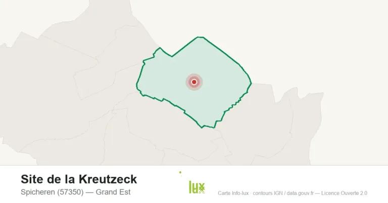 Site de la Kreutzeck à Spicheren