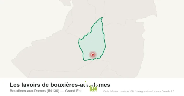 Les lavoirs de bouxières-aux-dames