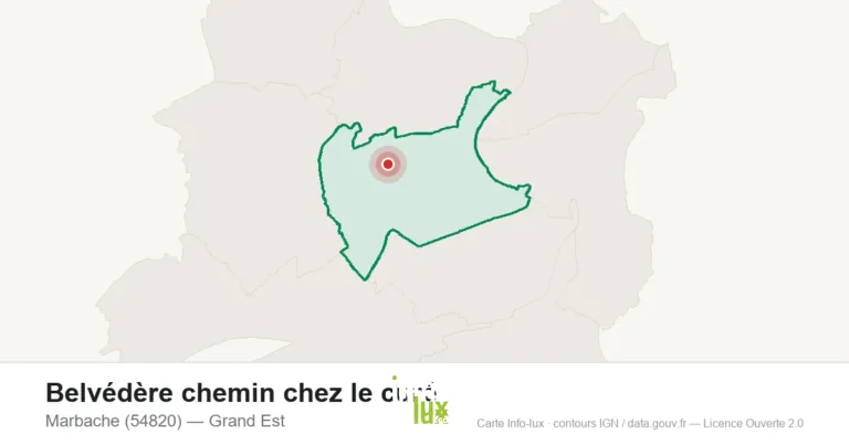 Belvédère chemin chez le curé à Marbache