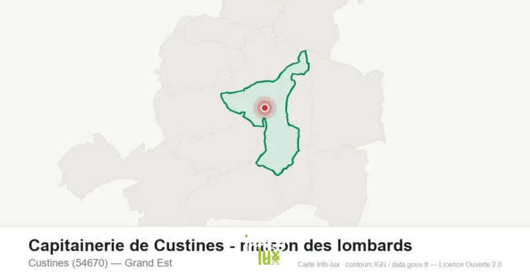 Capitainerie de Custines – maison des lombards