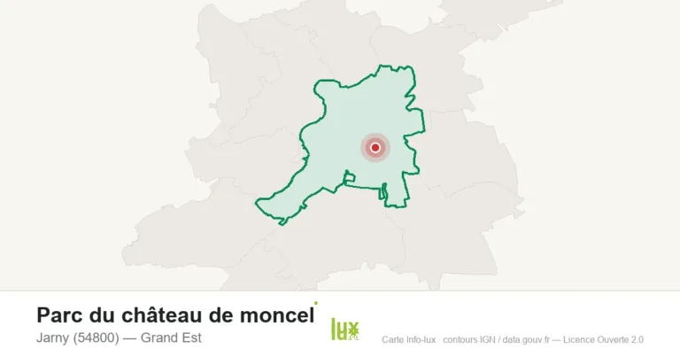Parc du château de moncel à Jarny