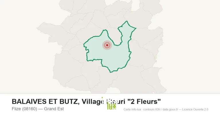 BALAIVES ET BUTZ, Village Fleuri “2 Fleurs” à Flize