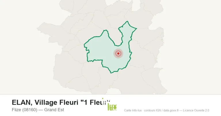 ELAN, Village Fleuri “1 Fleur” à Flize