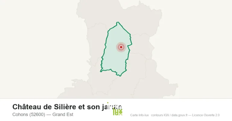 Château de Silière et son jardin à Cohons
