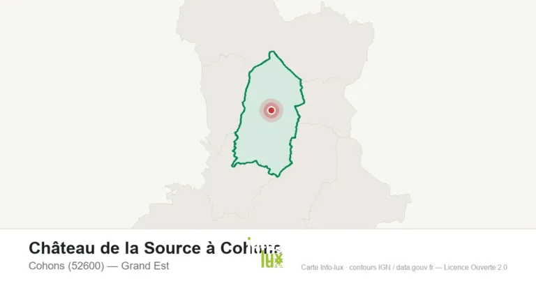 Château de la Source à Cohons