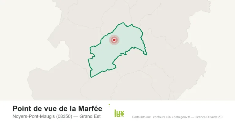 Point de vue de la Marfée à Noyers-Pont-Maugis