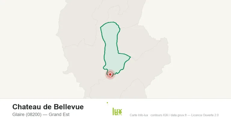 Chateau de Bellevue à Glaire
