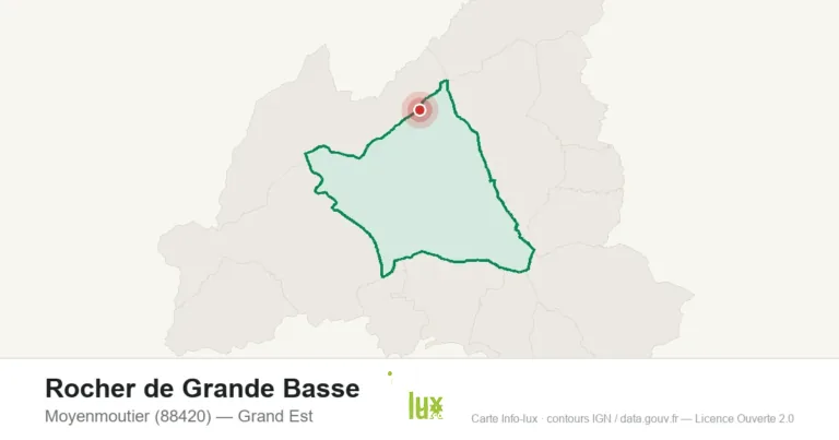 Rocher de Grande Basse à Moyenmoutier