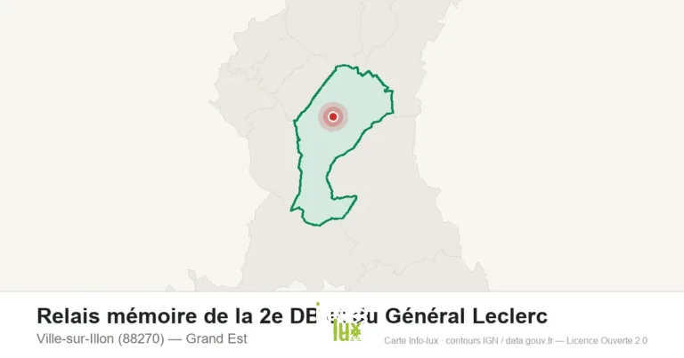 Relais mémoire de la 2e DB et du Général Leclerc à Ville-sur-Illon