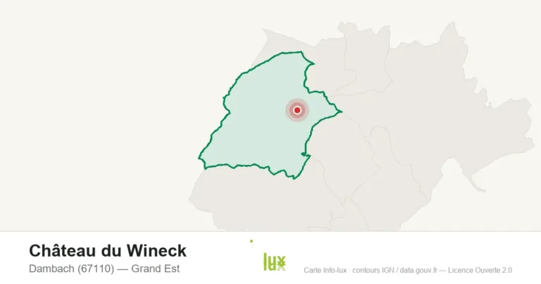 Château du Wineck à Dambach