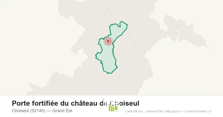 Porte fortifiée du château de Choiseul