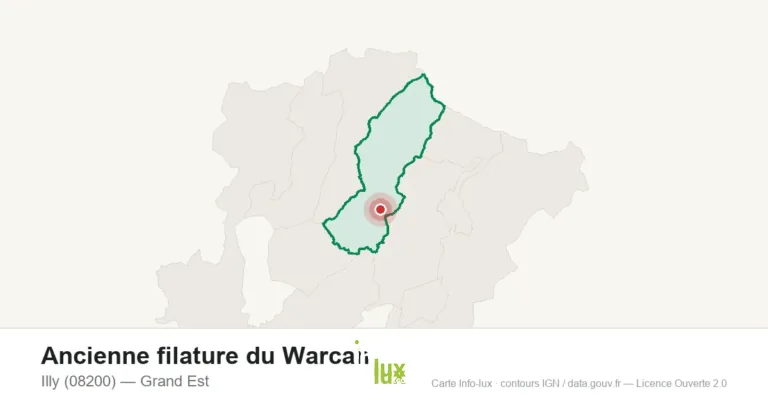 Ancienne filature du Warcan à Illy