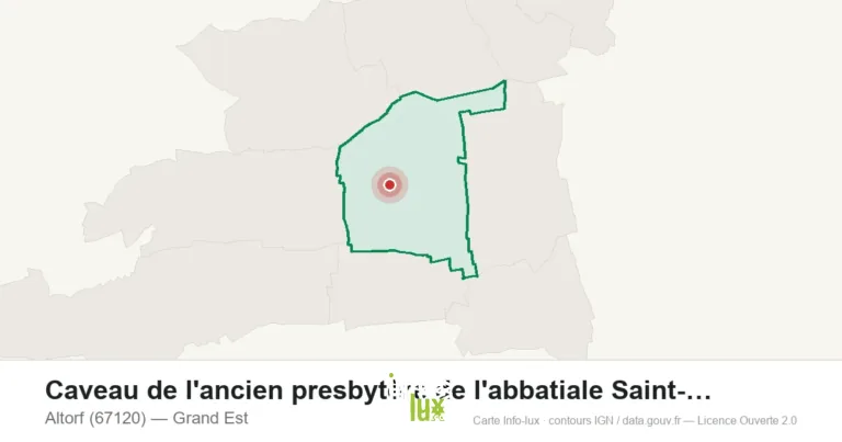 Caveau de l’ancien presbytère de l’abbatiale Saint-Cyriaque à Altorf