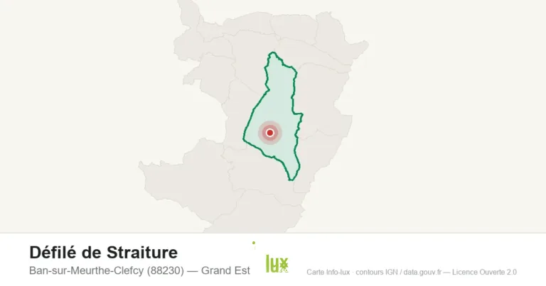 Défilé de Straiture à Ban-sur-Meurthe-Clefcy