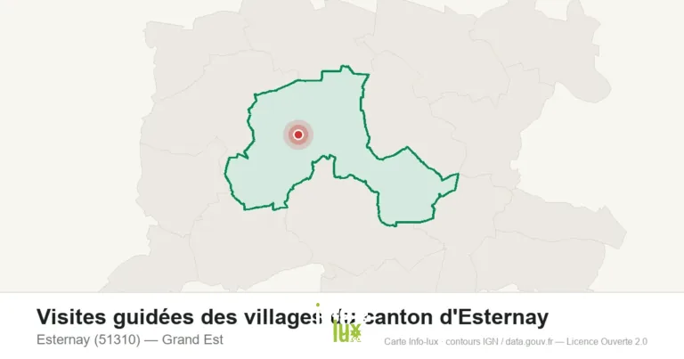 Visites guidées des villages du canton d’Esternay