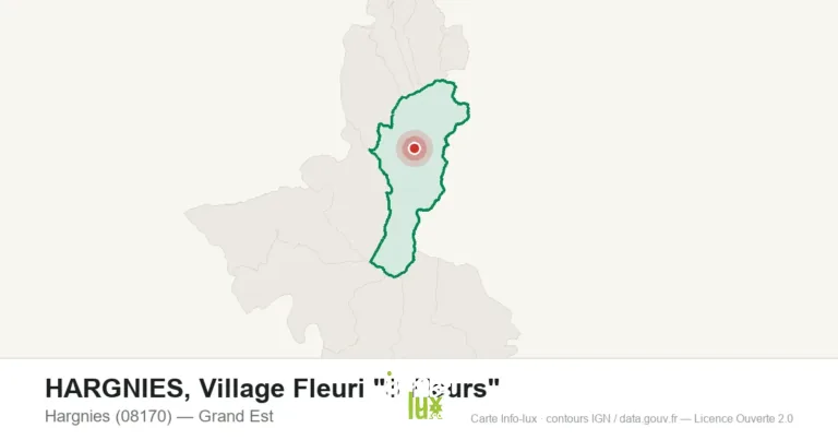 HARGNIES, Village Fleuri “3 Fleurs”