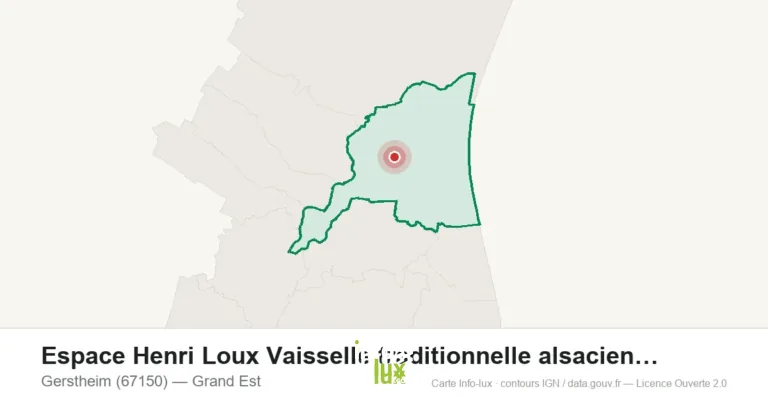 Espace Henri Loux Vaisselle traditionnelle alsacienne à Gerstheim