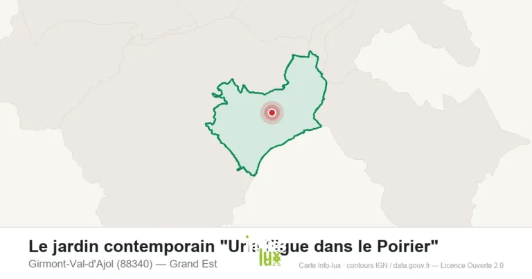 Le jardin contemporain “Une Figue dans le Poirier” à Girmont-Val-d’Ajo