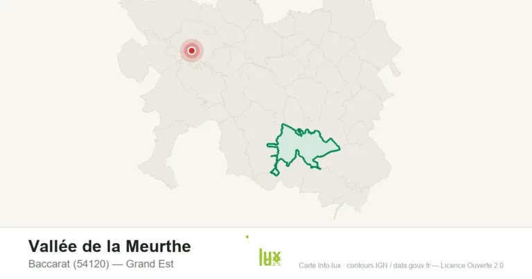 Vallée de la Meurthe à Baccarat
