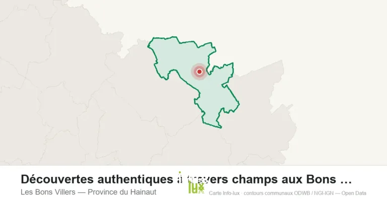 Découvertes authentiques à travers champs aux Bons Villers