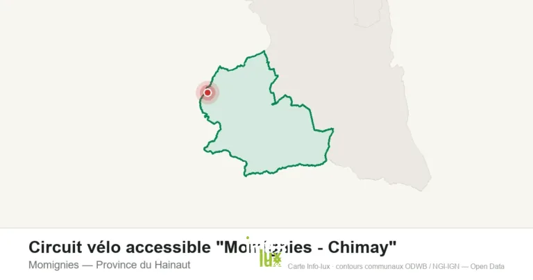 Circuit vélo accessible “Momignies – Chimay”