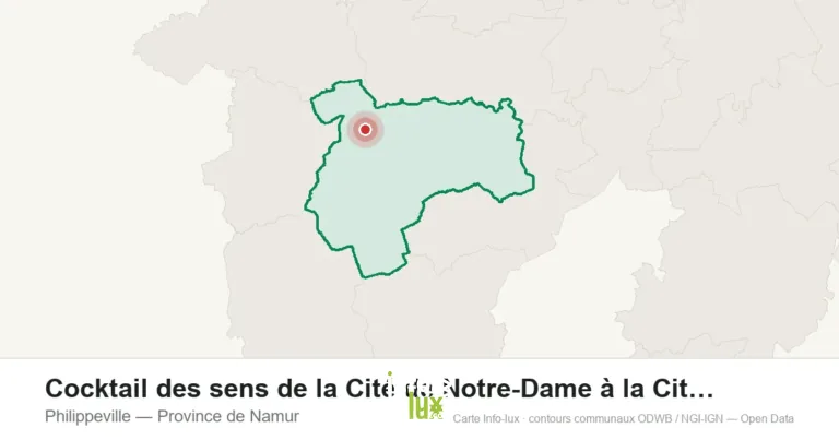 Cocktail des sens de la Cité de Notre-Dame à la Cité Vauban