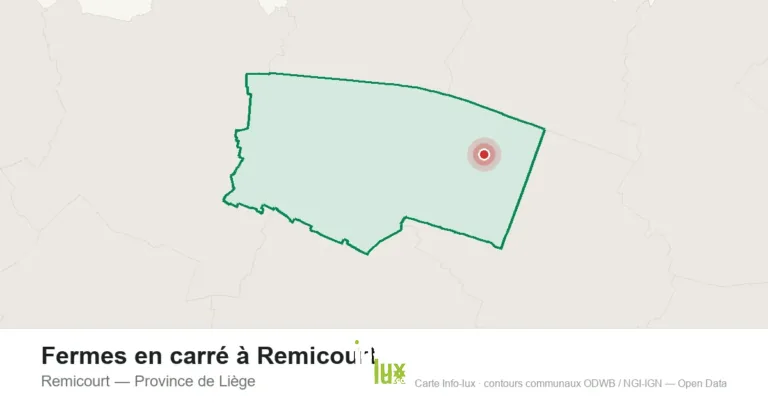 Fermes en carré à Remicourt